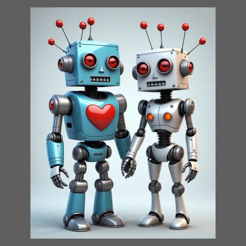 Roboter Pärchen