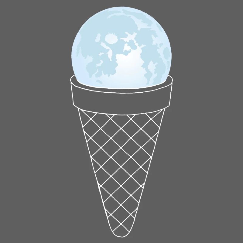 Crème glacée de la Lune