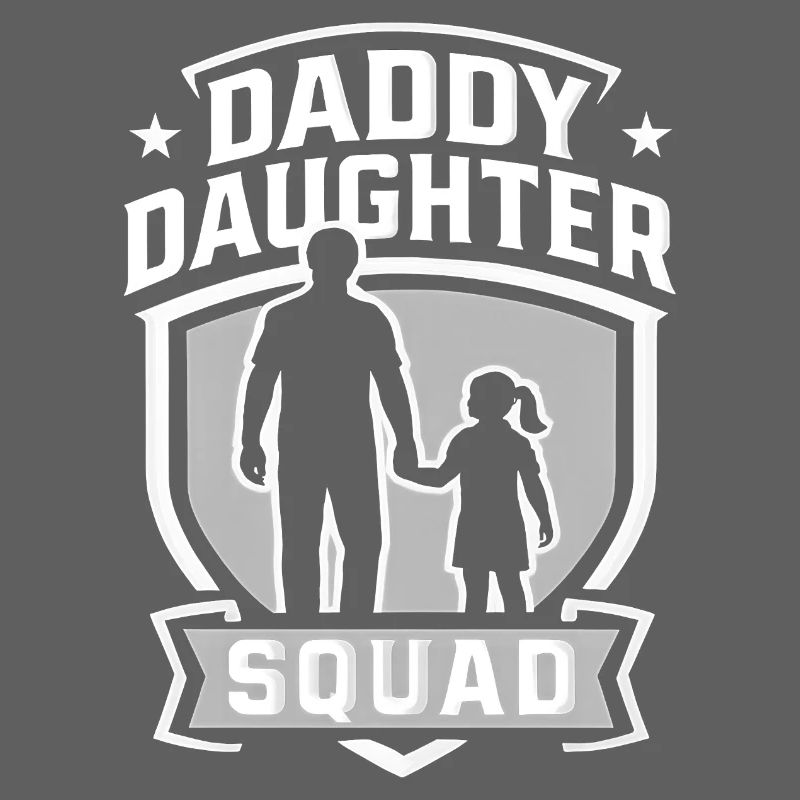 Daddy Daughter Squad Matching Vater Tochter