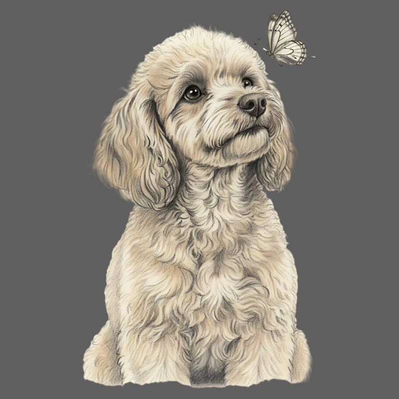 Caniche avec chien papillon Goldendoodle