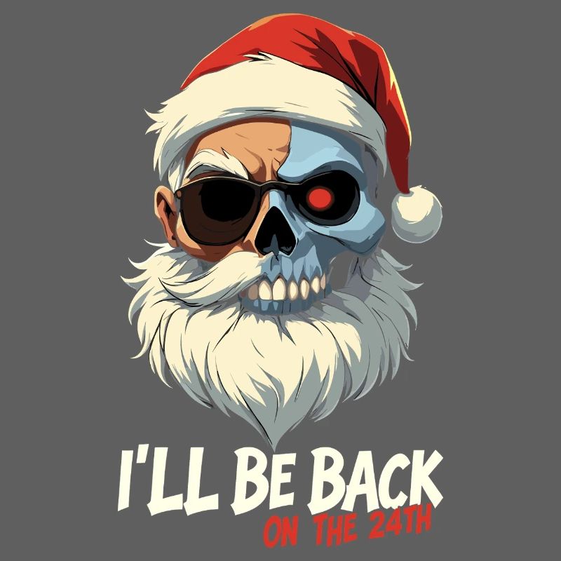 Terminator Santa be back presents