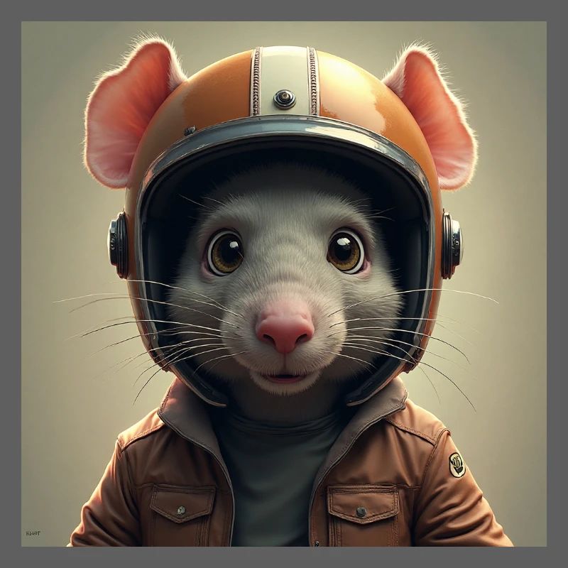 The little biker rat