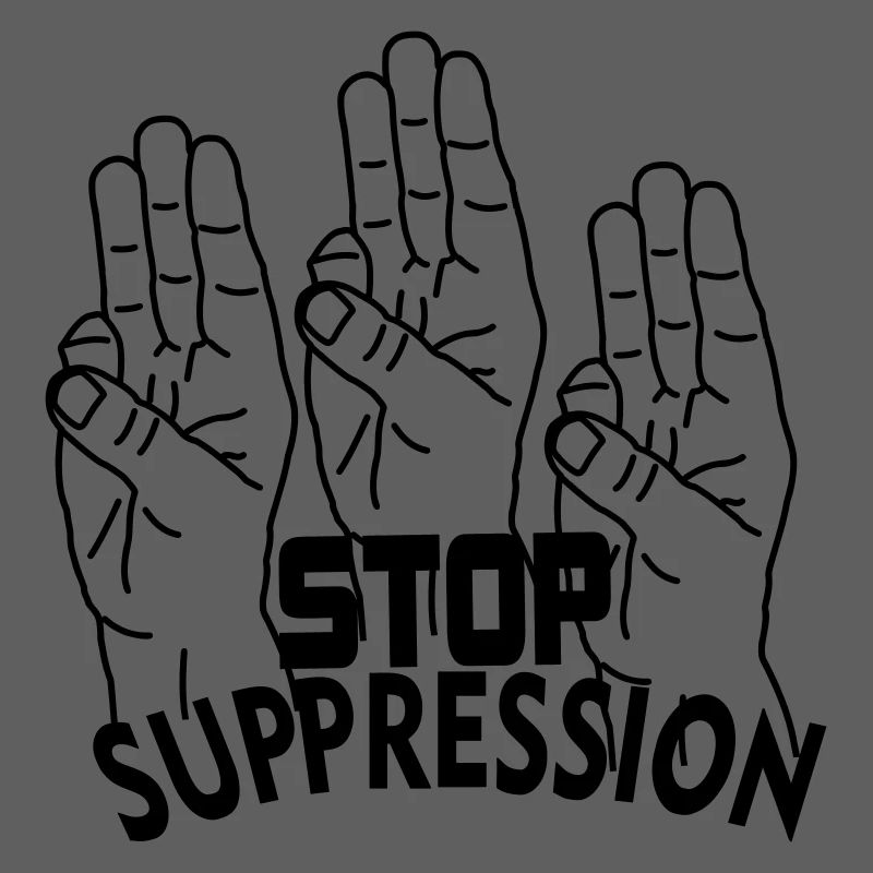 Hand gesture stop suppression