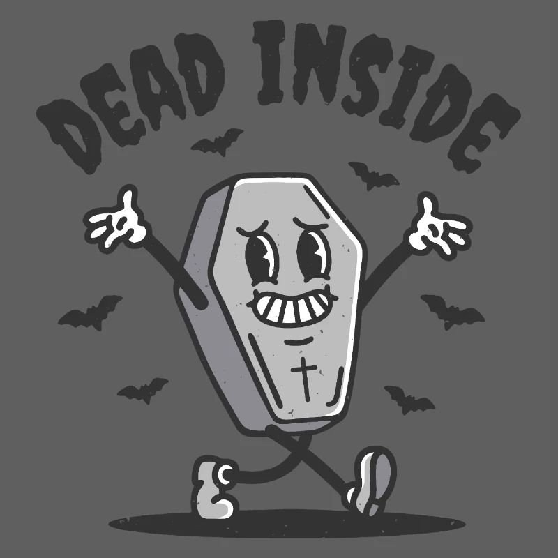 Dead Inside Funny Coffin