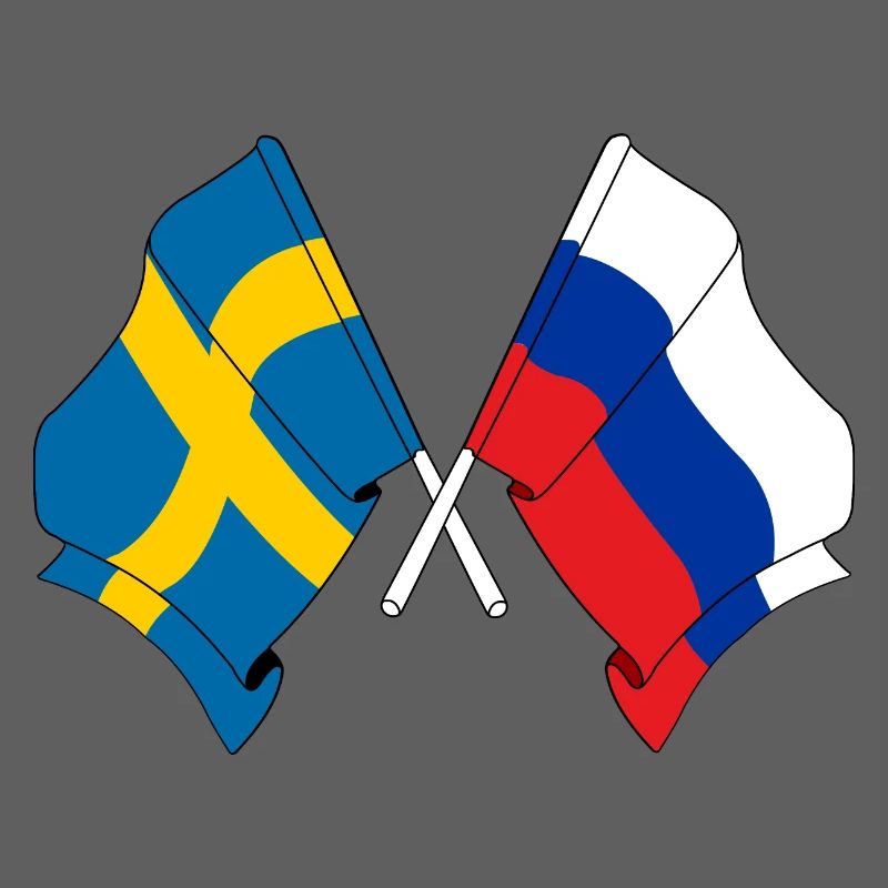 Drapeau Suède drapeau Russie