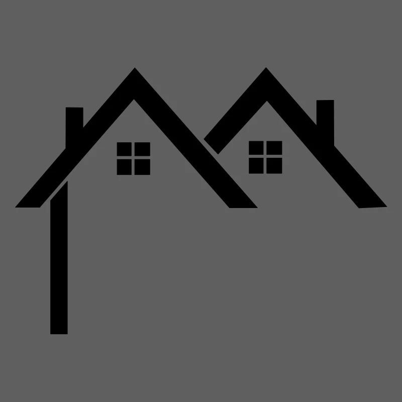 Wohngebiet Logo Häuser