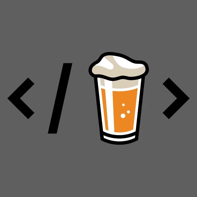 Bierglas-Ikone mit Schaum