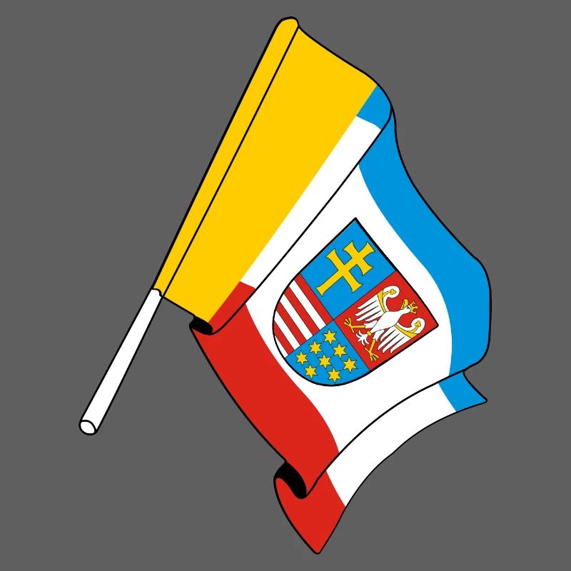Drapeau Sainte-Croix Pologne