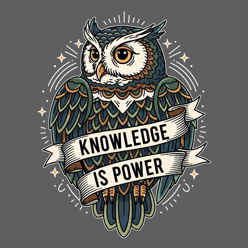 Knowledge Is Power Eule
