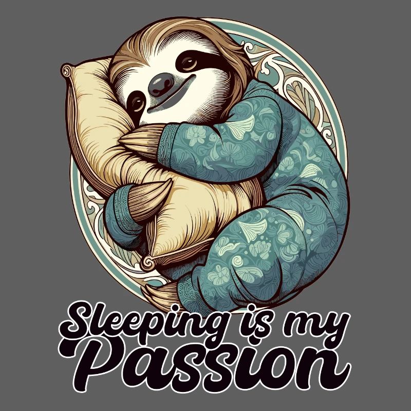 Sloth Sleeping Passion Gift