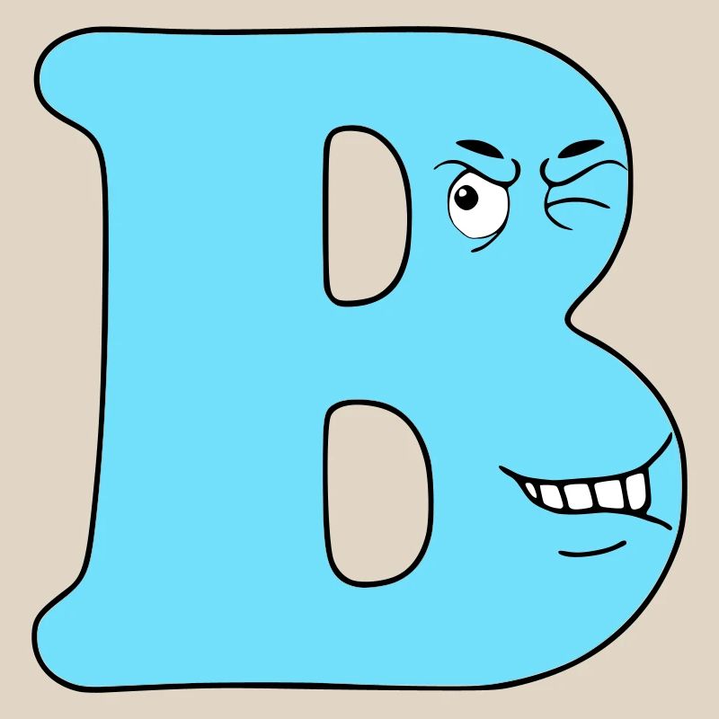 B