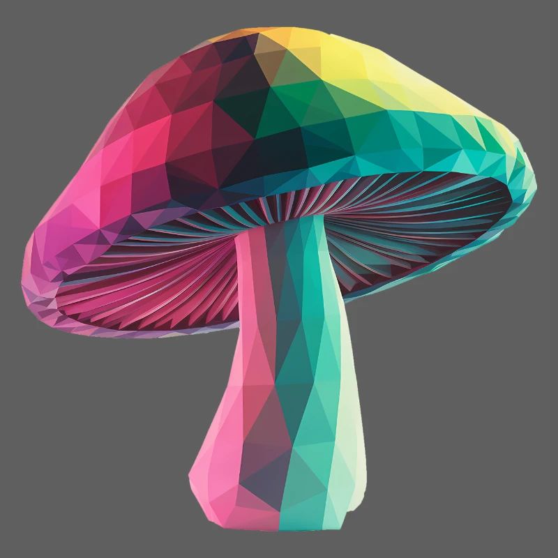 Pilz - Cooles Low-Poly-Logo