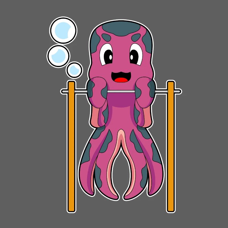 Octopus Bodybuilder Pull-ups Bodybuilding