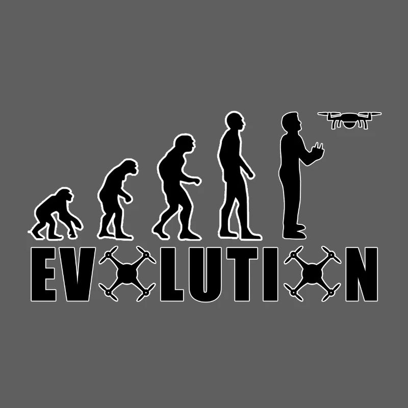 EVOLUTION DROHNE Geschenk Bodenpilot Fliegen