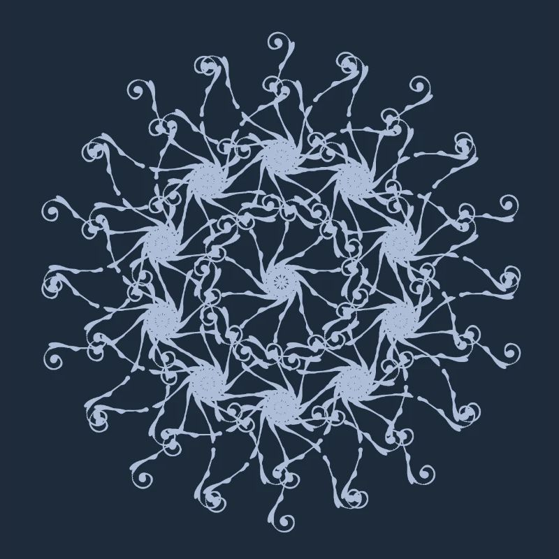 Mandala | Random patterns rotated