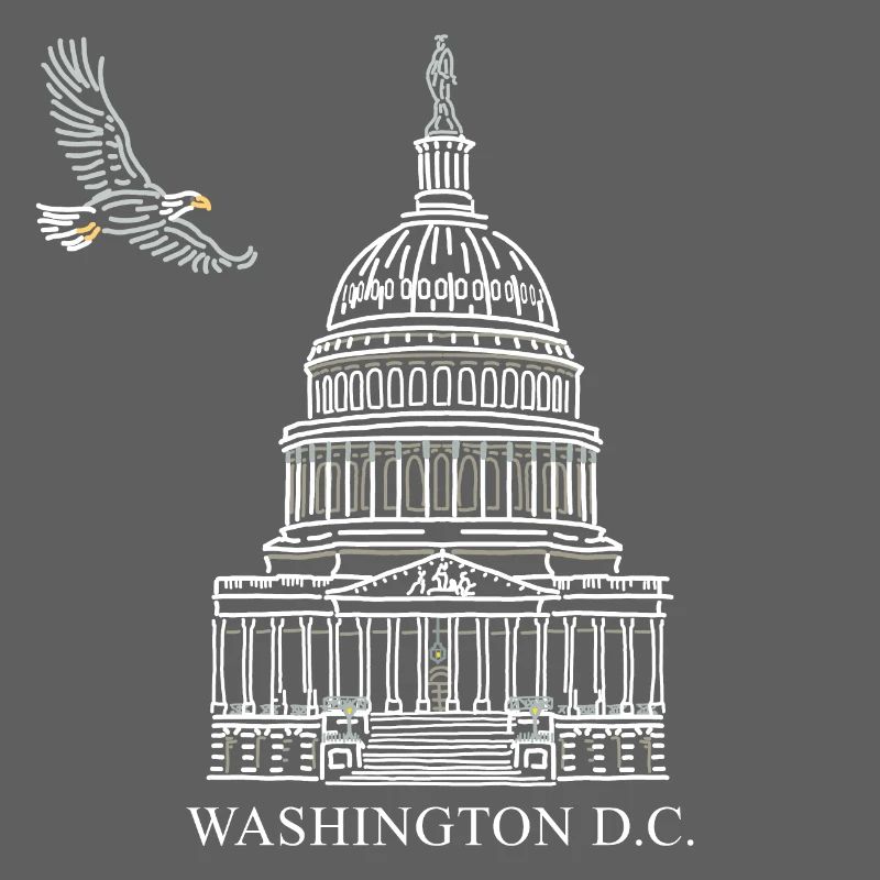 Washington D.C., Structure du Capitole, Pygargue à tête blanche