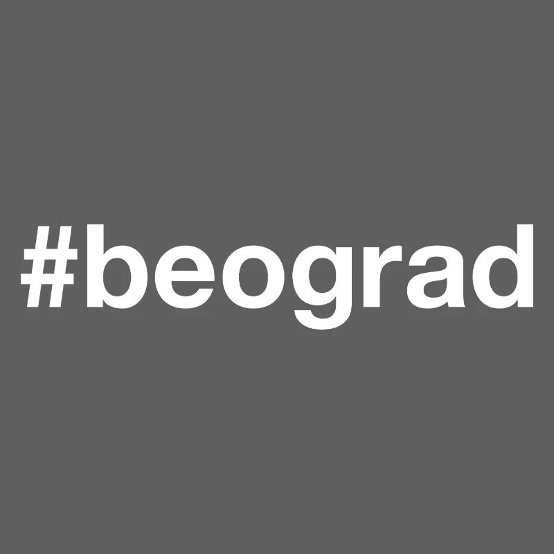 Bégrad Belgrade Serbie Hashtag Serbien