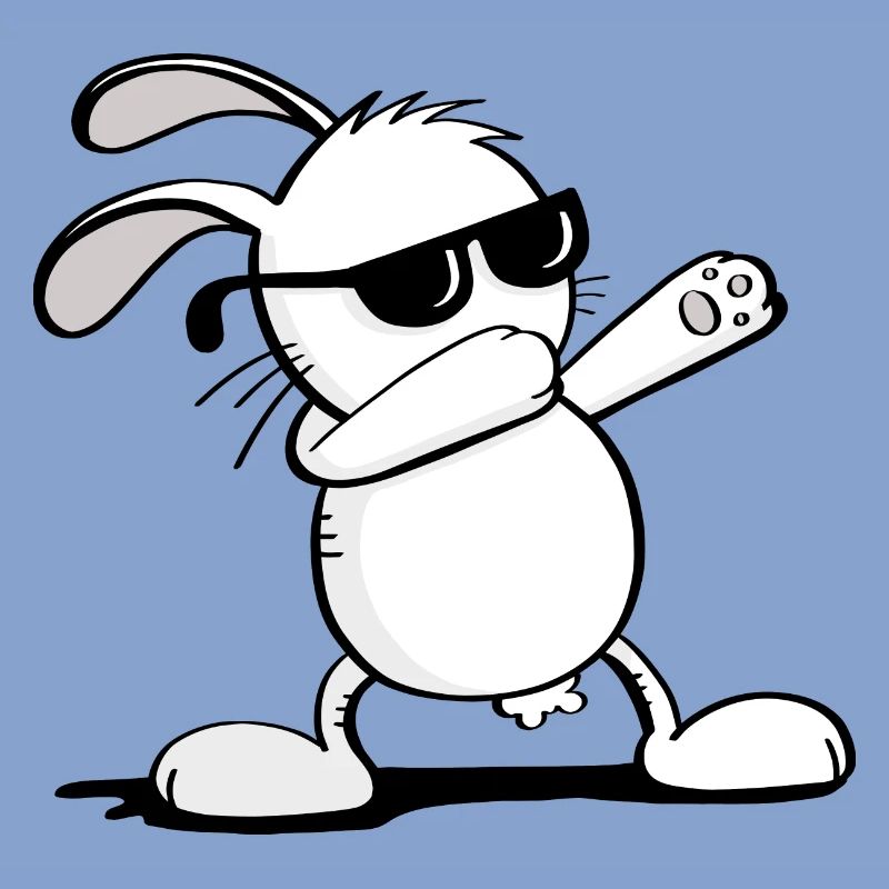 Cool Dab Dance Bunny - Dabbing Easter Bunny