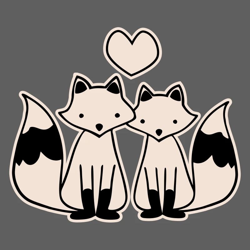 Renards amoureux