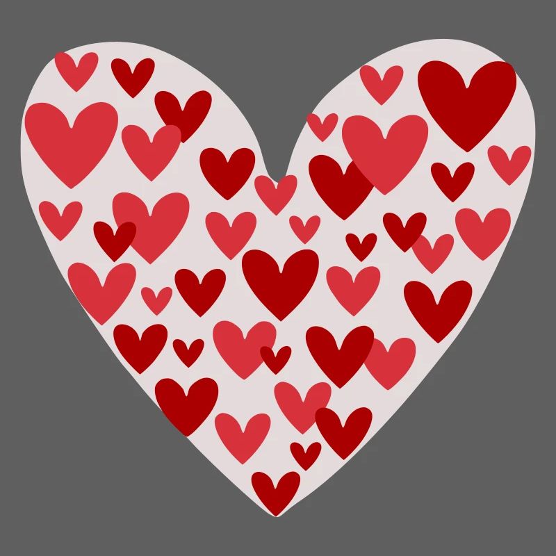 Many hearts pattern