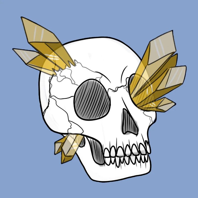 Kryształowa Czaszka - Człowiek (autor: Leni Riosa)