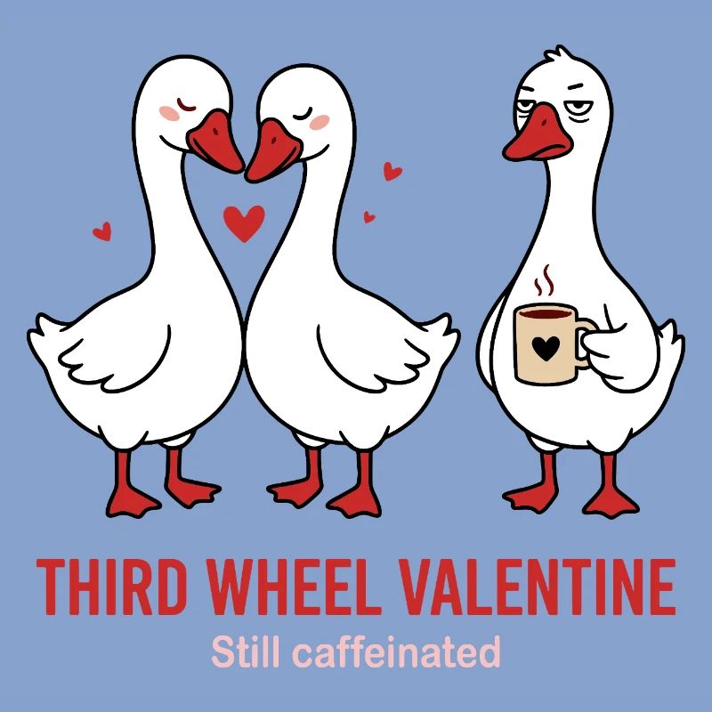 Third Wheel Valentine - Single Kaffee Design