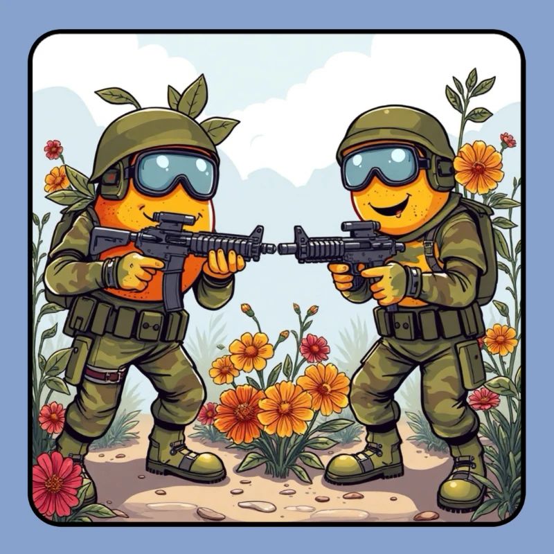 Blütenkampf Duo