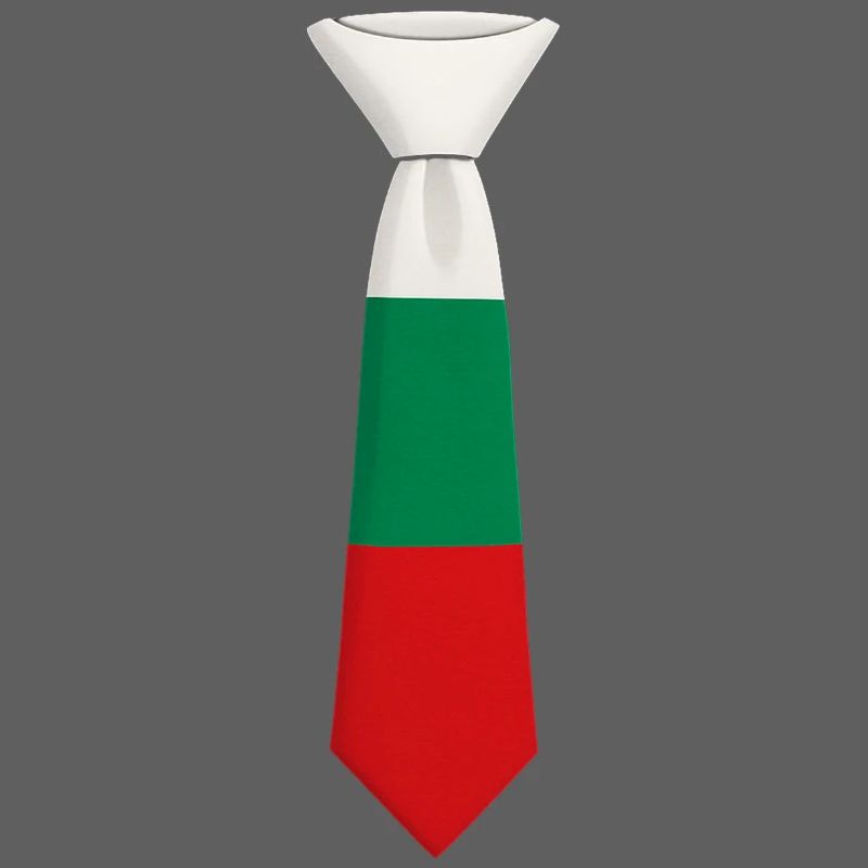 Cravate Bulgarie – Conception du drapeau