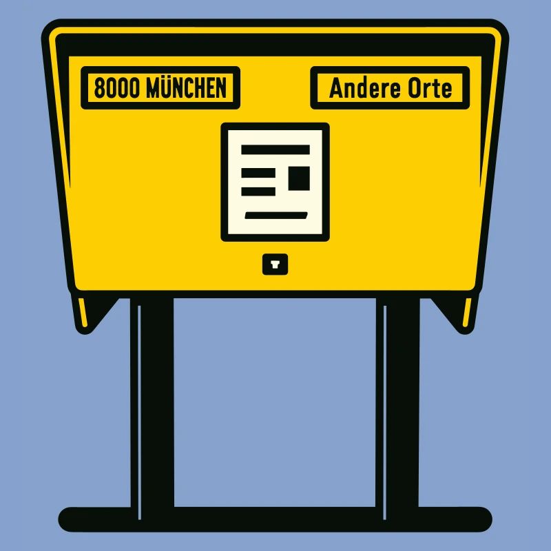 Munich Yellow Mailbox