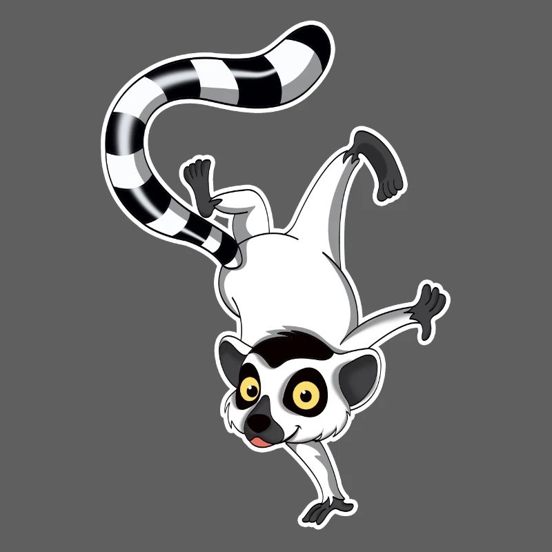 Funny Lemur Monkey from Madagascar