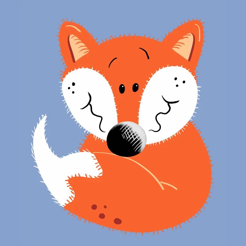 Petit renard - renards - fox - mignon - comique