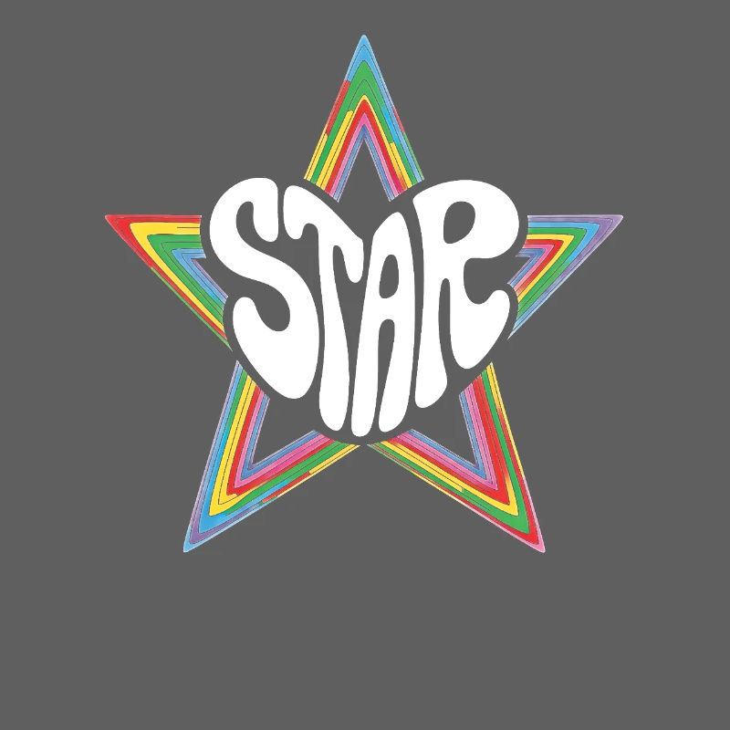 Space Star Psychedelic Rainbow