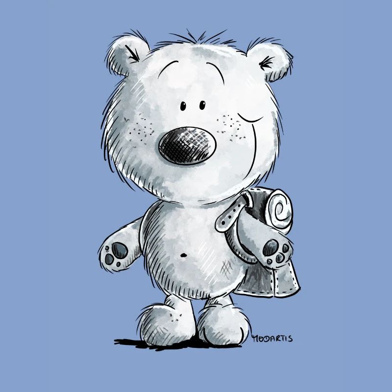 Schulkind Eisbär I Einschulung 1. Klasse Geschenk