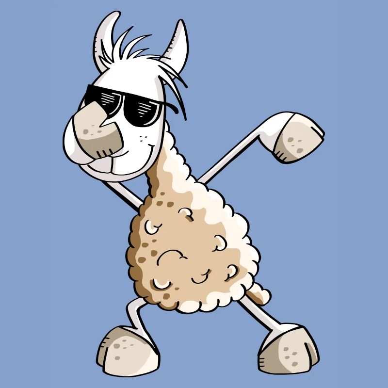 Cooles Dab Dance Lama - Dabbing Alpaka - Comic Fun