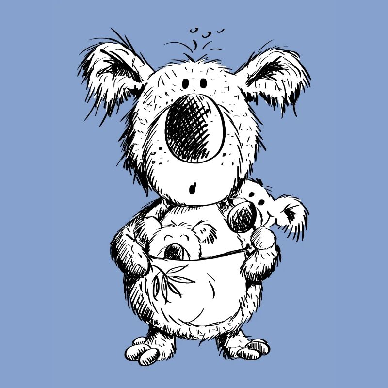 Koala Mama Mit Babys