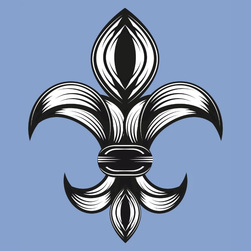 stylized iris - Fleur-de-Lys