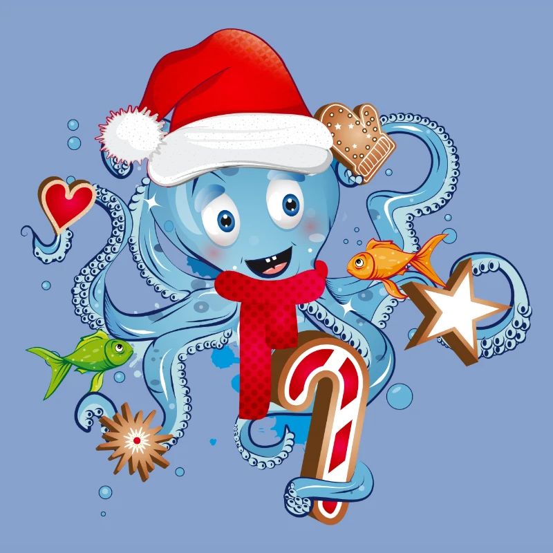 Octopus s’amuse et des biscuits pour Noël
