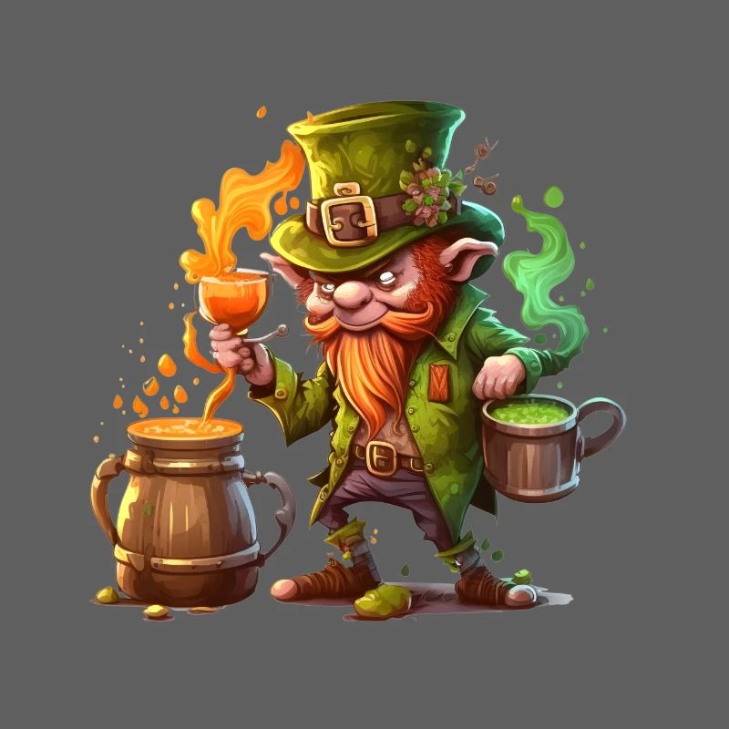 Grinning Leprechaun Goblin