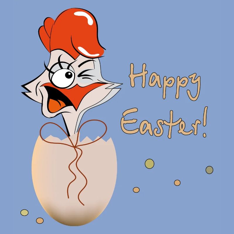 Happy Easter Rooster Easter