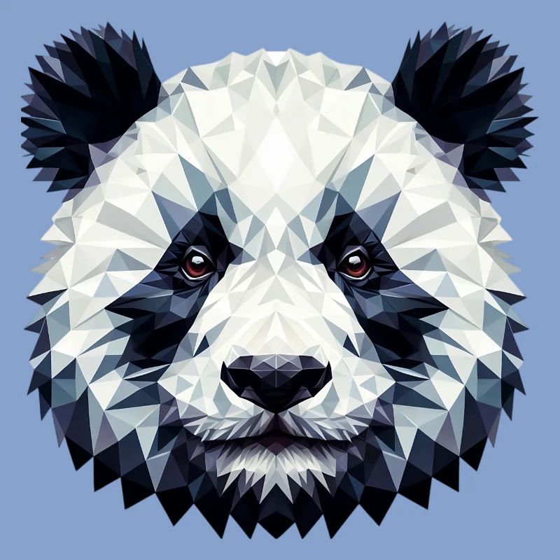 Polygonaler Panda