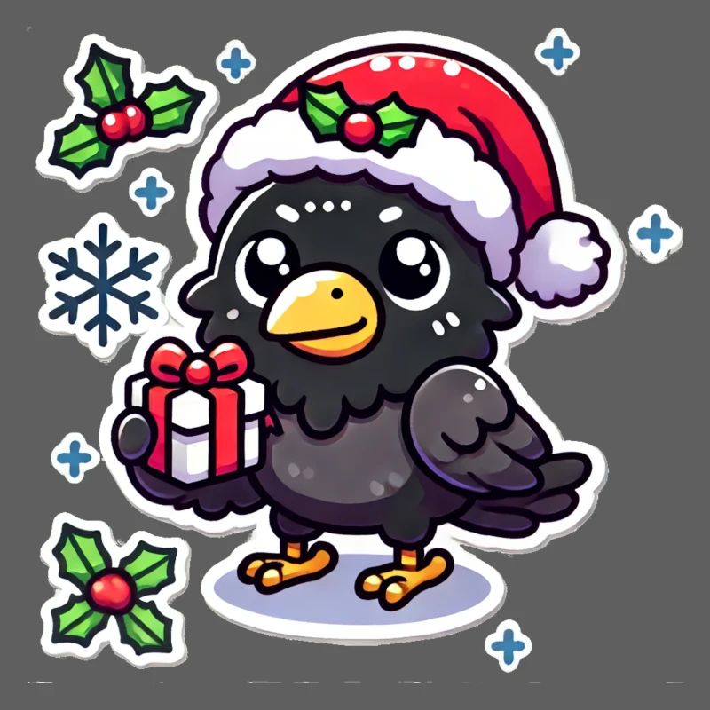 Festive Crow Mischief