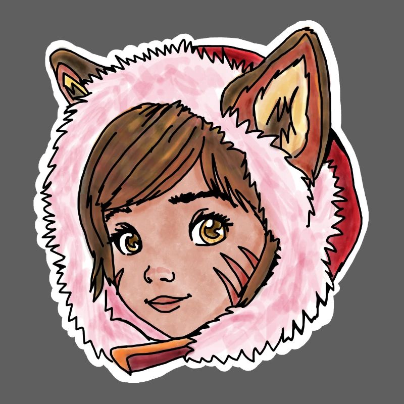 Rotkäppchen als kleiner Wolf