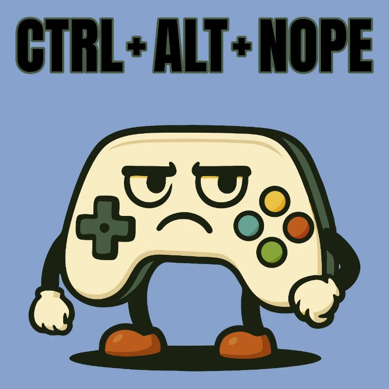 CTRL ALT NOPE Controller Meme
