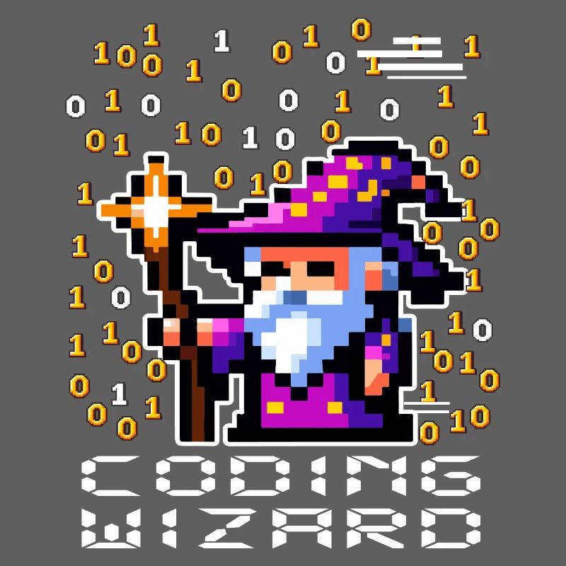 Zauberer-Pixel-Code
