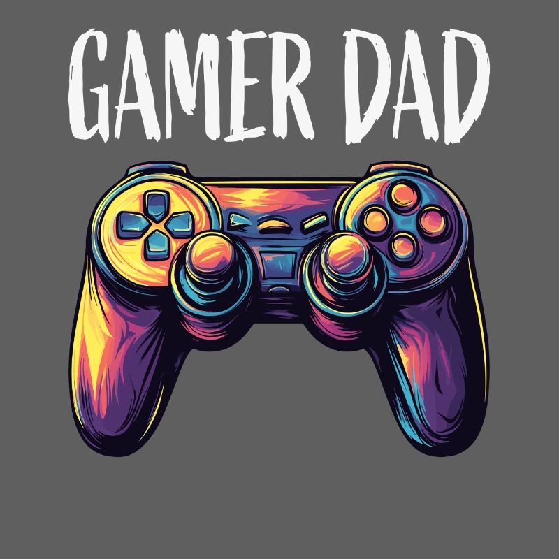 Gamer Dad Controller Neon
