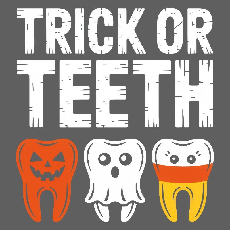 Trick oder Teeth Halloween-Trio