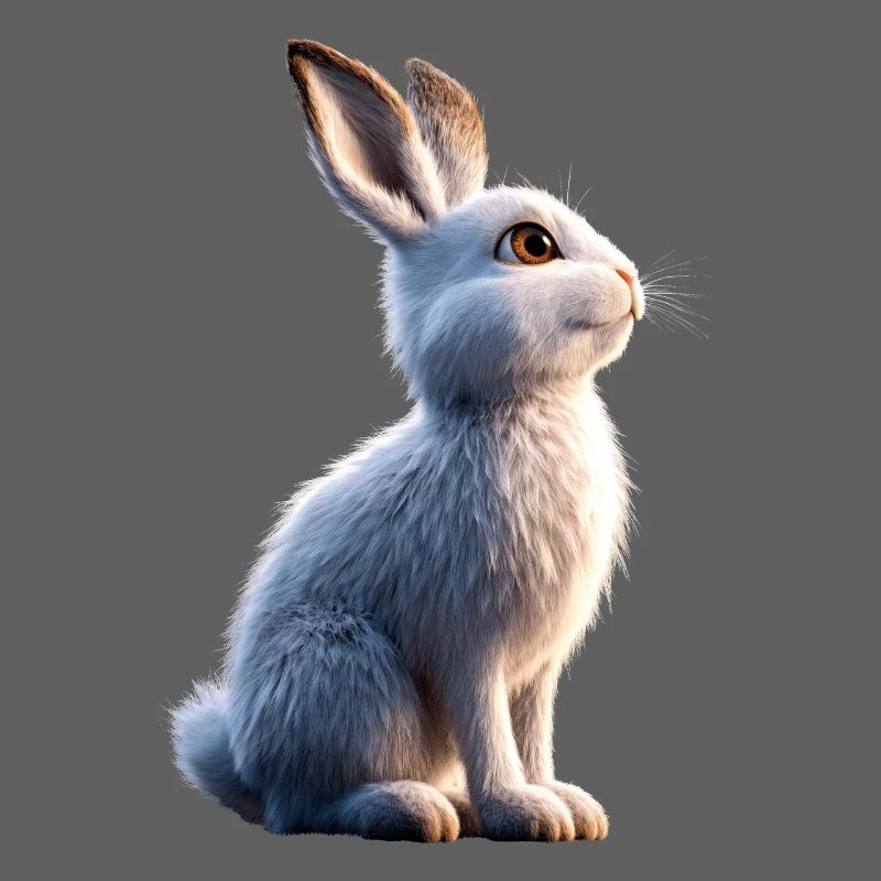 Mountain Rabbit Arctic Hare Albino Rabbit White Rabbit