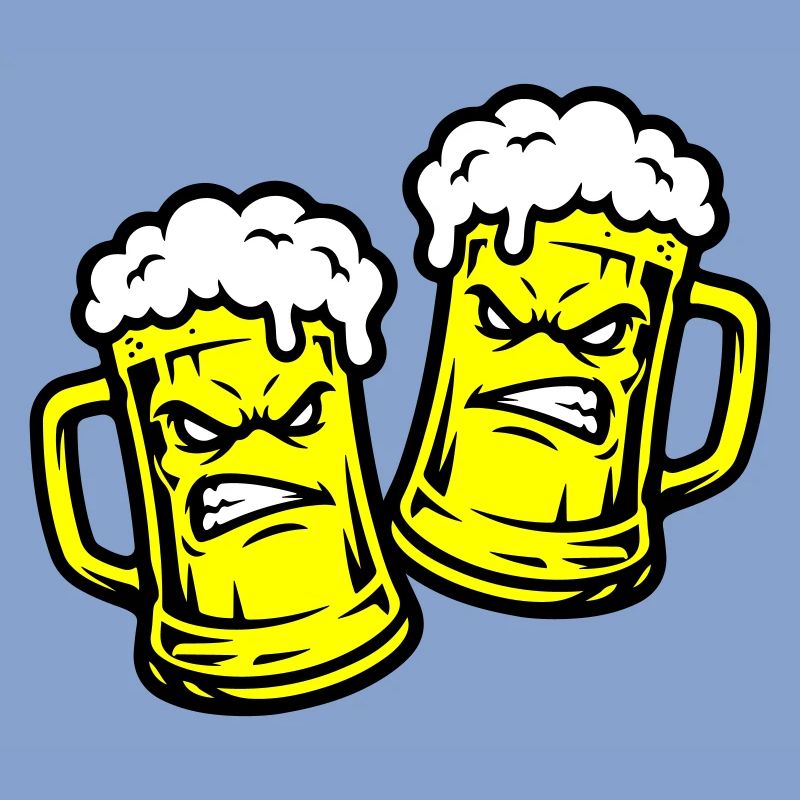Bier Comic Bierglas