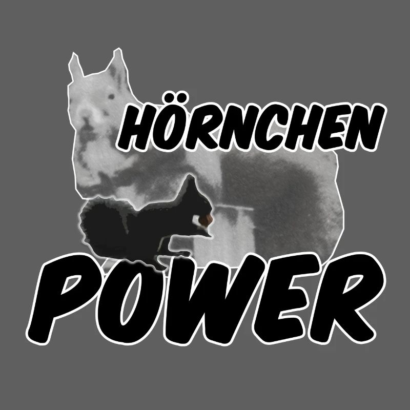 Hörnchenpower Eichhörnchen Tiere Spruch
