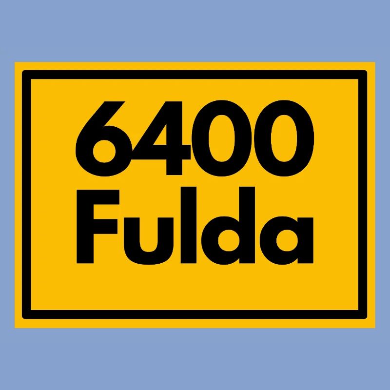 OLD POSTCODE POSTCODE RETRO 6400 FULDA - HESSEN